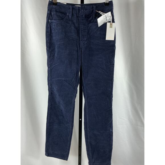 Good American Good Classic Blue Cotton Corduroy Pants Size 2 - NWT - Picture 2 of 4
